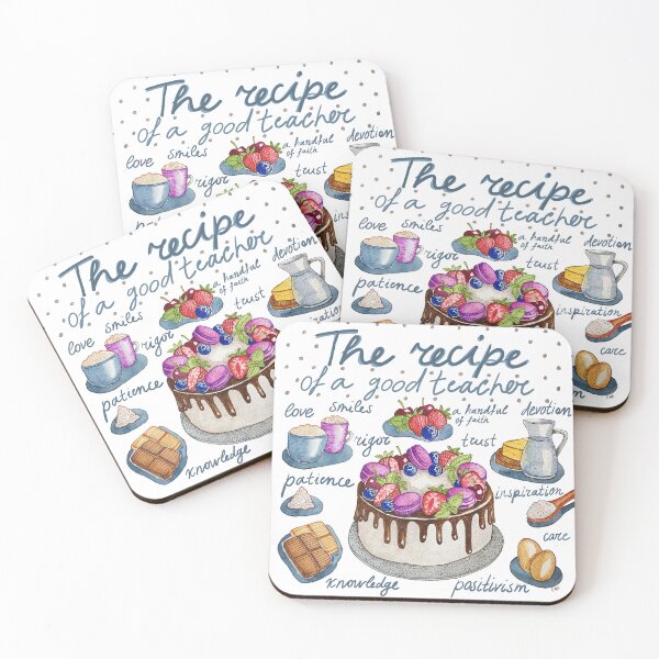 Item preview, The recipe of a good teacher designed and sold by DeliciousPics.