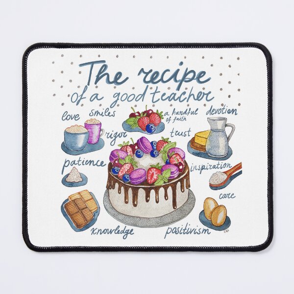 Item preview, The recipe of a good teacher designed and sold by DeliciousPics.