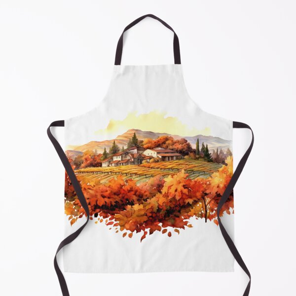Item preview, Charming Autumn Vineyard Clipart, Harvest Season, Fall Foliage, Grape Harvest, Vineyard Charm, Autumnal Delight, Wine Country Beauty designed and sold by CoolorPainting.