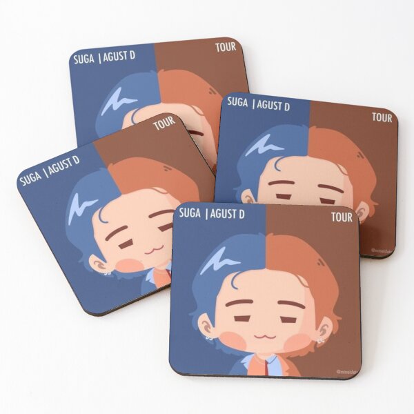 Item preview, BTS SUGA Agust D D-Day Chibi Tour Merch designed and sold by randalieren.