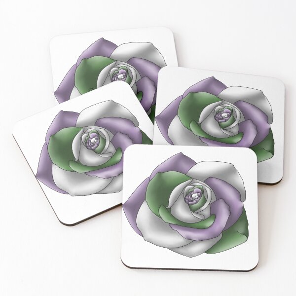 Item preview, Genderqueer Rose designed and sold by BeeBeeArtSpree.