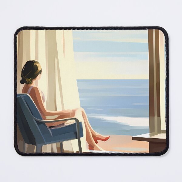 Item preview, Tropical Island Realist Scene Oil Painting designed and sold by tropicaltee.