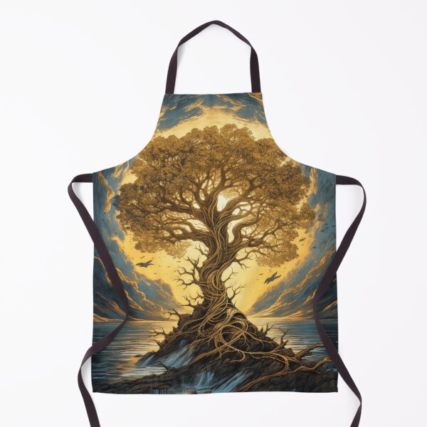 Item preview, Golden Tree of Life at Sunset designed and sold by MargaretWiktor.