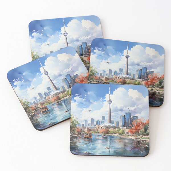 Item preview, Toronto Skyline Symphony: CN Tower and the Cityscape designed and sold by DreamyDesigns92.