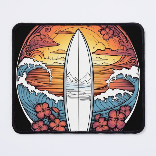 Item preview, Summer Surf Board Waves designed and sold by Nightarcade.
