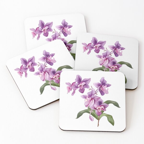 Item preview, Orchid Plant Stickers Nature Sticker Collection 004 designed and sold by PlanetArchive.