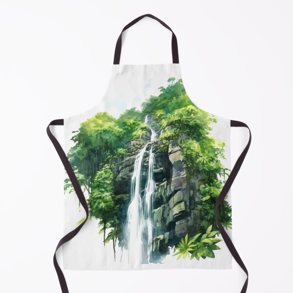 Item preview, Cascading Waterfall Clipart, Dramatic Falls, Rushing Waters, Breathtaking Cascade, Water's Dance, Dynamic Beauty, Falling Water designed and sold by CoolorPaint.