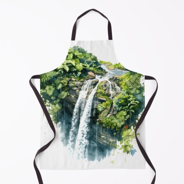 Item preview, Cascading Waterfall Clipart, Dramatic Falls, Rushing Waters, Breathtaking Cascade, Water's Dance, Dynamic Beauty, Falling Water designed and sold by CoolorPaint.