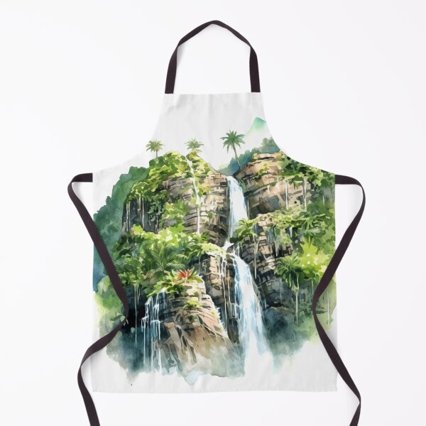 Item preview, Cascading Waterfall Clipart, Dramatic Falls, Rushing Waters, Breathtaking Cascade, Water's Dance, Dynamic Beauty, Falling Water designed and sold by CoolorPaint.