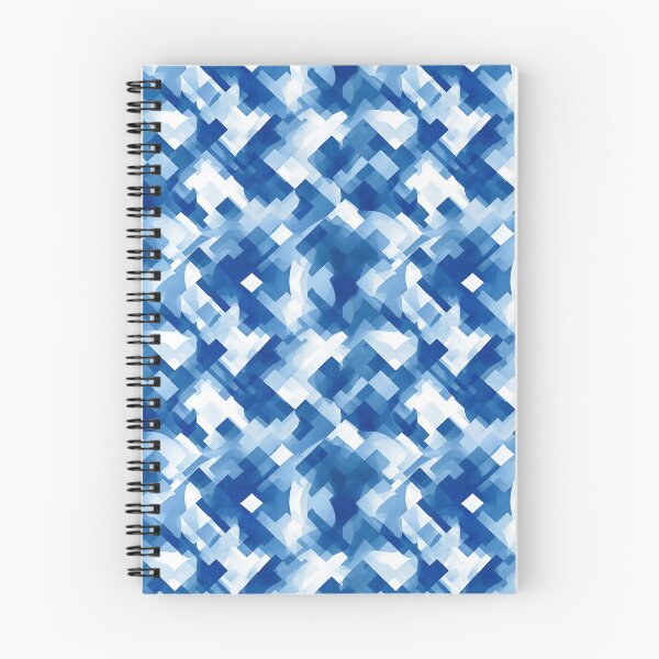 Item preview, Abstract Blue & White Seamlessly Repeating Pattern designed and sold by PatternsFTW.