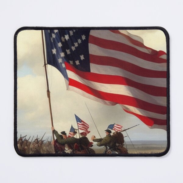 Item preview, American Flag During Battle designed and sold by artwealllove.