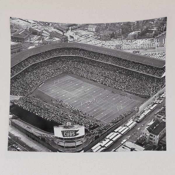 Item preview, Chicago Football Stadium, Wrigley Field Football, Bleacher Bums, Old Stadiums, Old Ballparks, Goalposts designed and sold by Nostrathomas66.