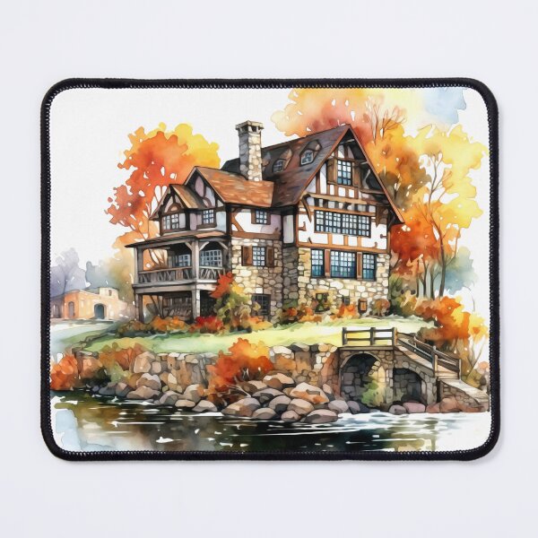 Item preview, Quaint Country Inn Clipart, Charming Accommodation, Rustic Hospitality, Countryside Escape, Cozy Retreat, Rural Getaway, Quaint Lodging designed and sold by CoolorPaint.