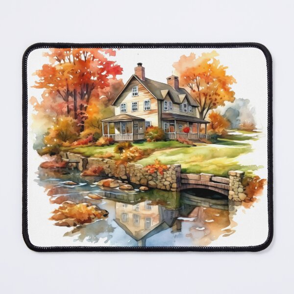 Item preview, Quaint Country Inn Clipart, Charming Accommodation, Rustic Hospitality, Countryside Escape, Cozy Retreat, Rural Getaway, Quaint Lodging designed and sold by CoolorPaint.
