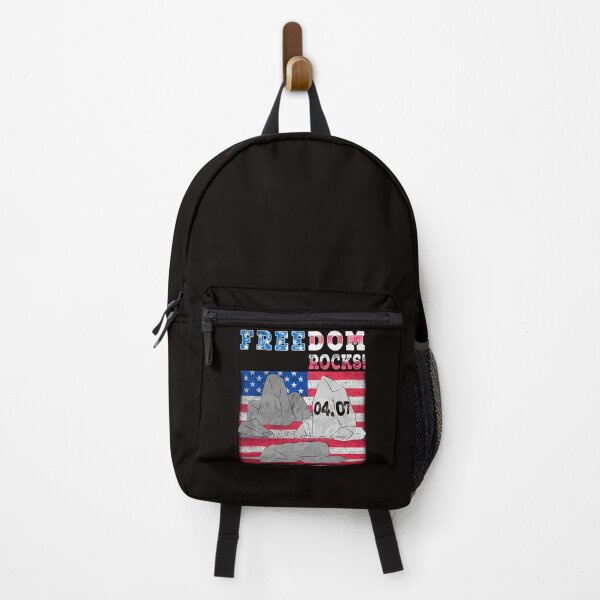 Item preview, Freedom Rocks With American Flag designed and sold by ElSpektra.
