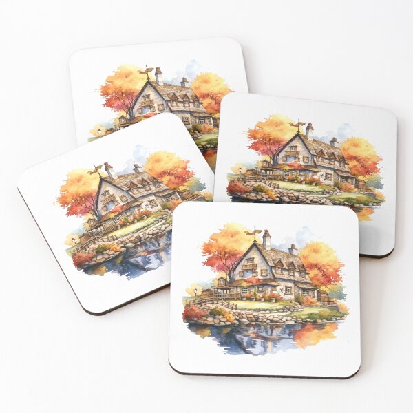 Item preview, Quaint Country Inn Clipart, Charming Accommodation, Rustic Hospitality, Countryside Escape, Cozy Retreat, Rural Getaway, Quaint Lodging designed and sold by CoolorPaint.