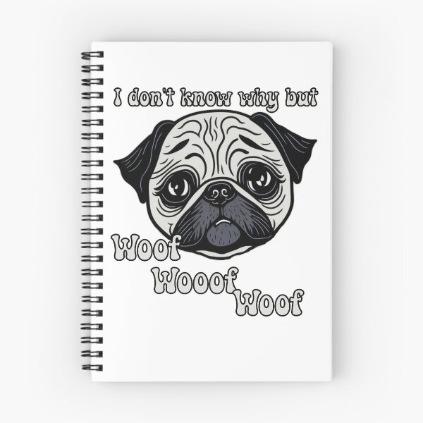 Item preview, Pug unexpected woof designed and sold by Pug-Obsession.