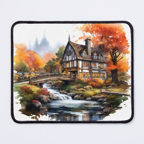 Item preview, Quaint Country Inn Clipart, Charming Accommodation, Rustic Hospitality, Countryside Escape, Cozy Retreat, Rural Getaway, Quaint Lodging designed and sold by CoolorPaint.