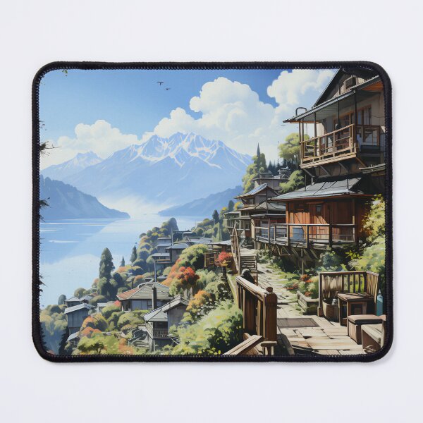 Item preview, Tranquil Peaks: The Darjeeling Mountain Scenery designed and sold by DreamyDesigns92.