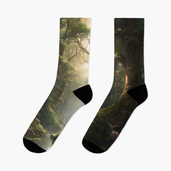 Item preview, The Enchantment of the Forest: A Realistic Portrait of a Magical World Amidst Majestic Trees and Natural Details designed and sold by InsaneLEDP.