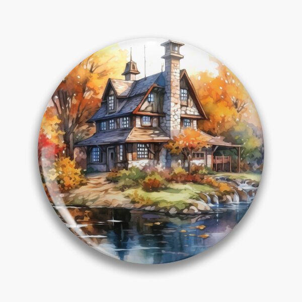 Item preview, Quaint Country Inn Clipart, Charming Accommodation, Rustic Hospitality, Countryside Escape, Cozy Retreat, Rural Getaway, Quaint Lodging designed and sold by CoolorPaint.