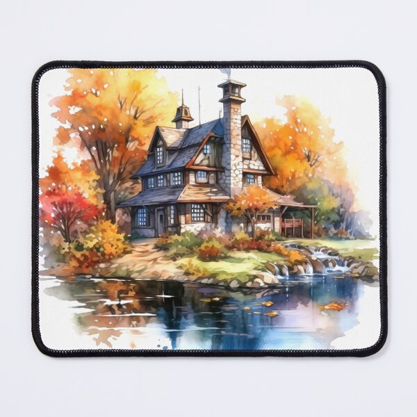 Item preview, Quaint Country Inn Clipart, Charming Accommodation, Rustic Hospitality, Countryside Escape, Cozy Retreat, Rural Getaway, Quaint Lodging designed and sold by CoolorPaint.