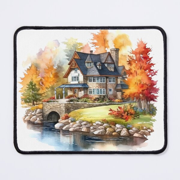 Item preview, Quaint Country Inn Clipart, Charming Accommodation, Rustic Hospitality, Countryside Escape, Cozy Retreat, Rural Getaway, Quaint Lodging designed and sold by CoolorPaint.