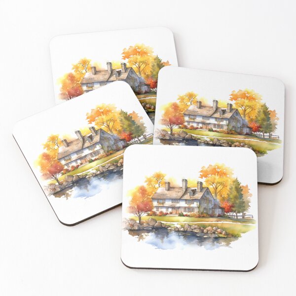 Item preview, Quaint Country Inn Clipart, Charming Accommodation, Rustic Hospitality, Countryside Escape, Cozy Retreat, Rural Getaway, Quaint Lodging designed and sold by CoolorPaint.