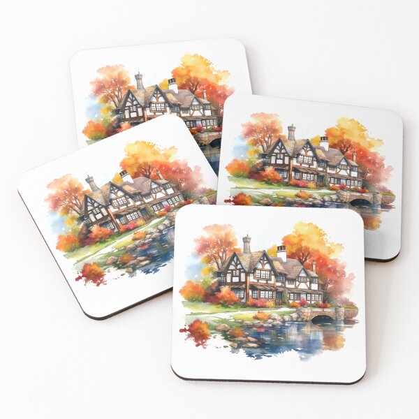 Item preview, Quaint Country Inn Clipart, Charming Accommodation, Rustic Hospitality, Countryside Escape, Cozy Retreat, Rural Getaway, Quaint Lodging designed and sold by CoolorPaint.