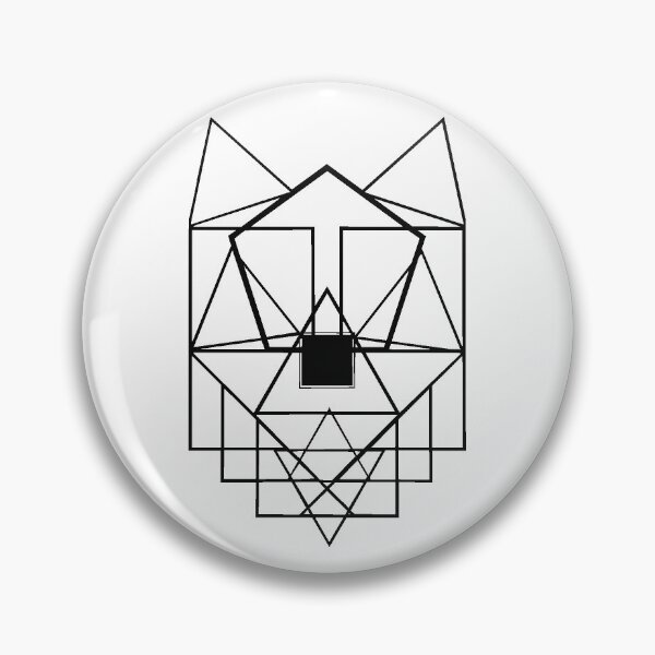 Item preview, Geometric Wolf designed and sold by GNStyle.
