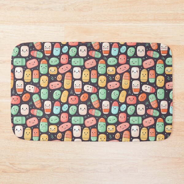 Item preview, cute cartoon pills designed and sold by Pinkbirdie.