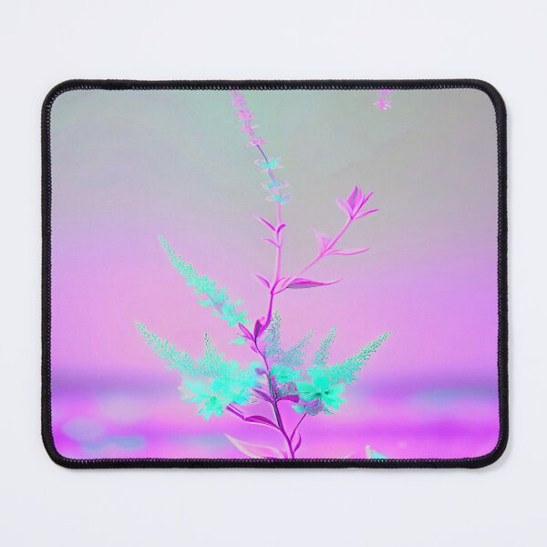 Item preview, Aqua Flower Pink Background designed and sold by deniselynnimage.