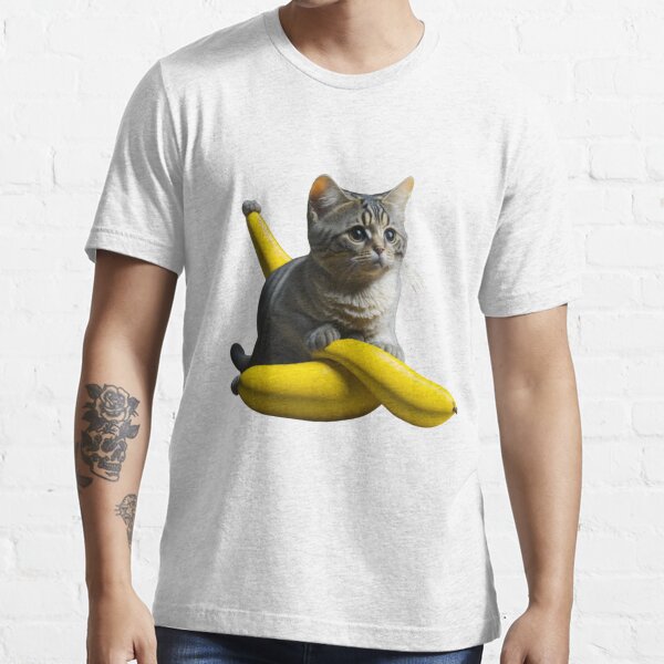 Angry cat no banana meme calico kitty hate yellow fruit - Angry