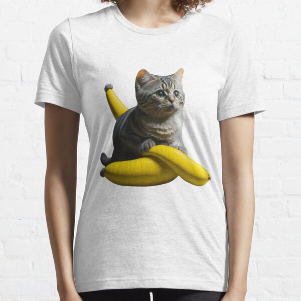 Banana Cat Funny Meme Gift Tee' Women's T-Shirt