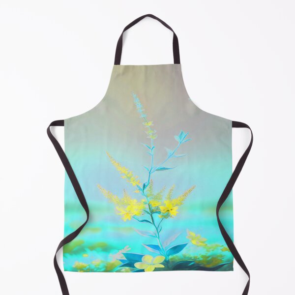 Item preview, Yellow Flower Blue Background designed and sold by deniselynnimage.
