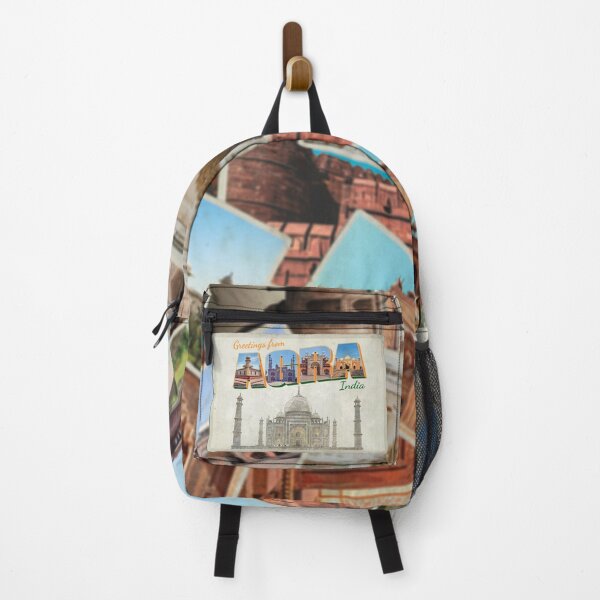 Item preview, Greetings from Agra in India Vintage style retro souvenir designed and sold by DeveloperProp0.