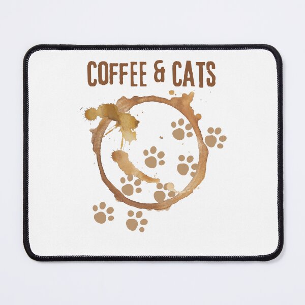 Item preview, coffee and cats designed and sold by T-shirtJohny.