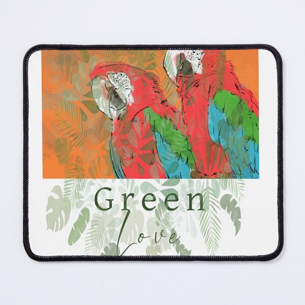 Item preview, Green Parrots designed and sold by Wilfried van Dokkumburg.