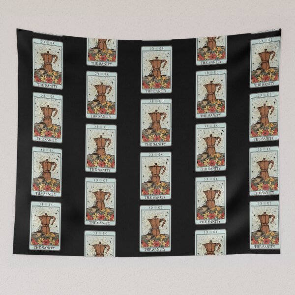 Item preview, Coffee Tarot Card Design  designed and sold by ArtMeetsPizza.