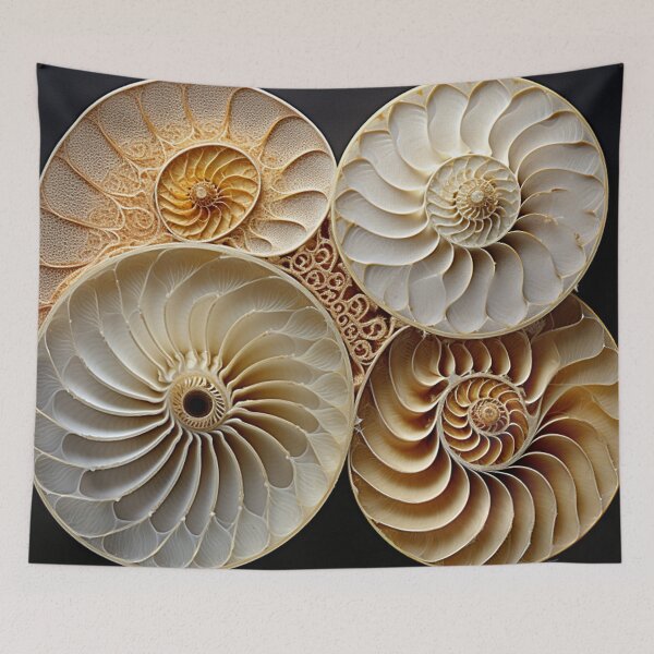 Item preview, Golden Ratio Based Shells with a Few Flurishes designed and sold by shakespeare1212.