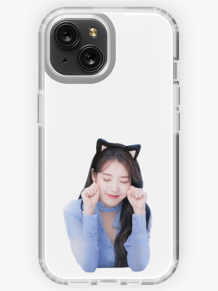 Cute iu cat ears kpop stickers phone cases Pins etc