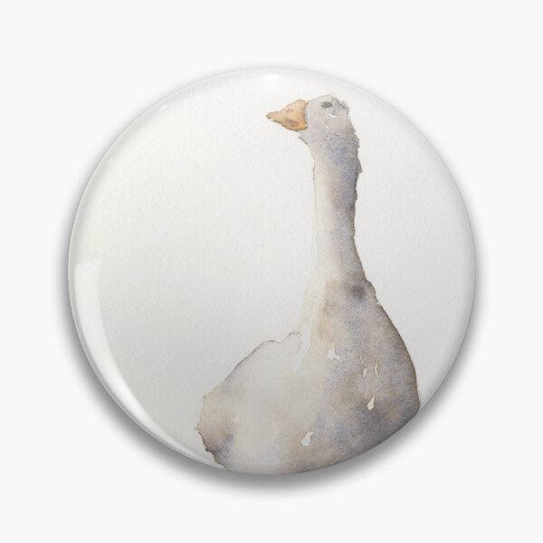 Item preview, Watercolor painting goose fine art kids room decor, watercolor painting duck  designed and sold by rfoxphoto.