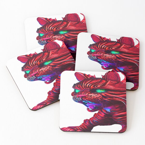 Item preview, Cat Crazy Bright Red designed and sold by deniselynnimage.