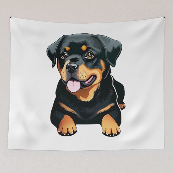 Item preview, Cool Rottweiler Cartoon  designed and sold by Petsthetic.