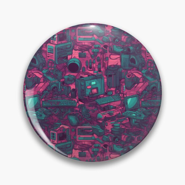 Item preview, Cyberpunk computer items pattern designed and sold by RRebellion.