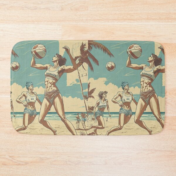 Item preview, Retro Beach Volleybal designed and sold by CASUALURBAN.