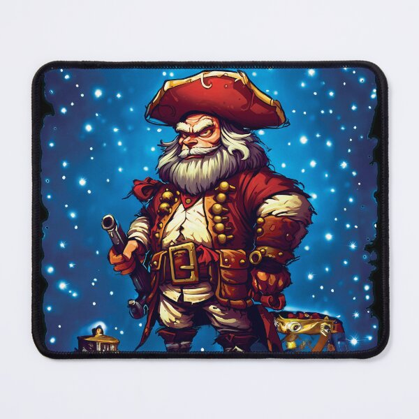 Item preview, Grumpy Pirate Santa designed and sold by Rickie Pauley.