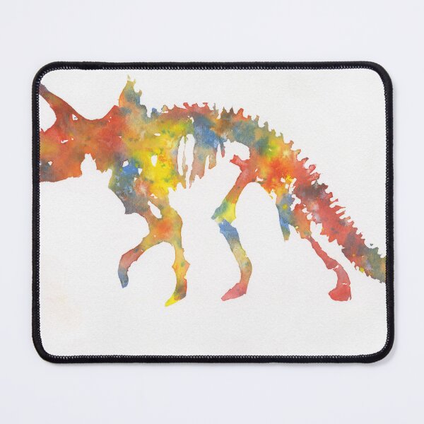 Item preview, Kids room artwork dinosaur colorful watercolor painting, trendy wall art handmade home decor dino illustration designed and sold by rfoxphoto.