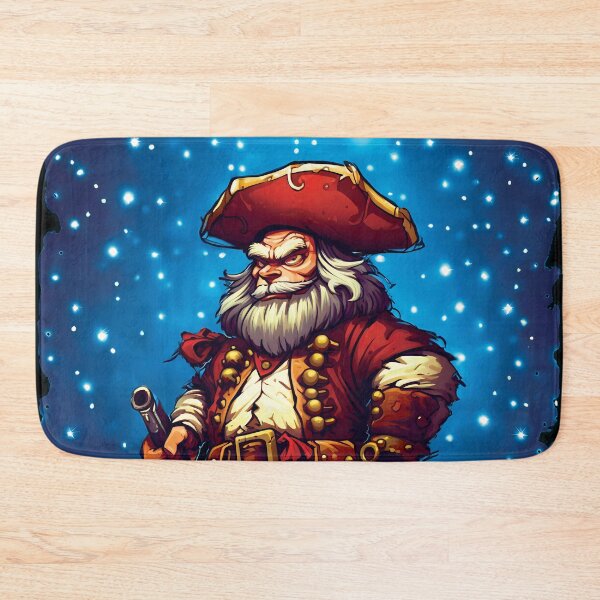 Item preview, Grumpy Pirate Santa designed and sold by Rickie Pauley.