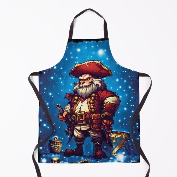 Item preview, Grumpy Pirate Santa designed and sold by Rickie Pauley.